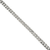 Thumbnail for 925 Sterling Silver Lab Created Stones Cuban Link Chain 22 Inches 10 mm