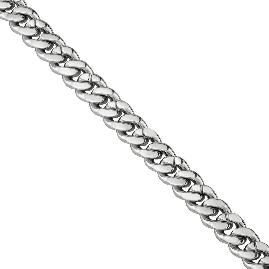 Curb Chain Handcrafted Sterling Silver Men's Chain – Clocks and Colours