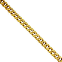 Thumbnail for Yellow 14k Gold Plated Sterling Silver Cuban Link Chain 28 Inches 11 mm