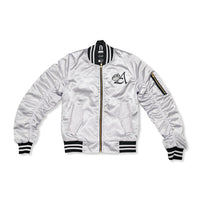 Thumbnail for S / White Avianne Varsity Jacket