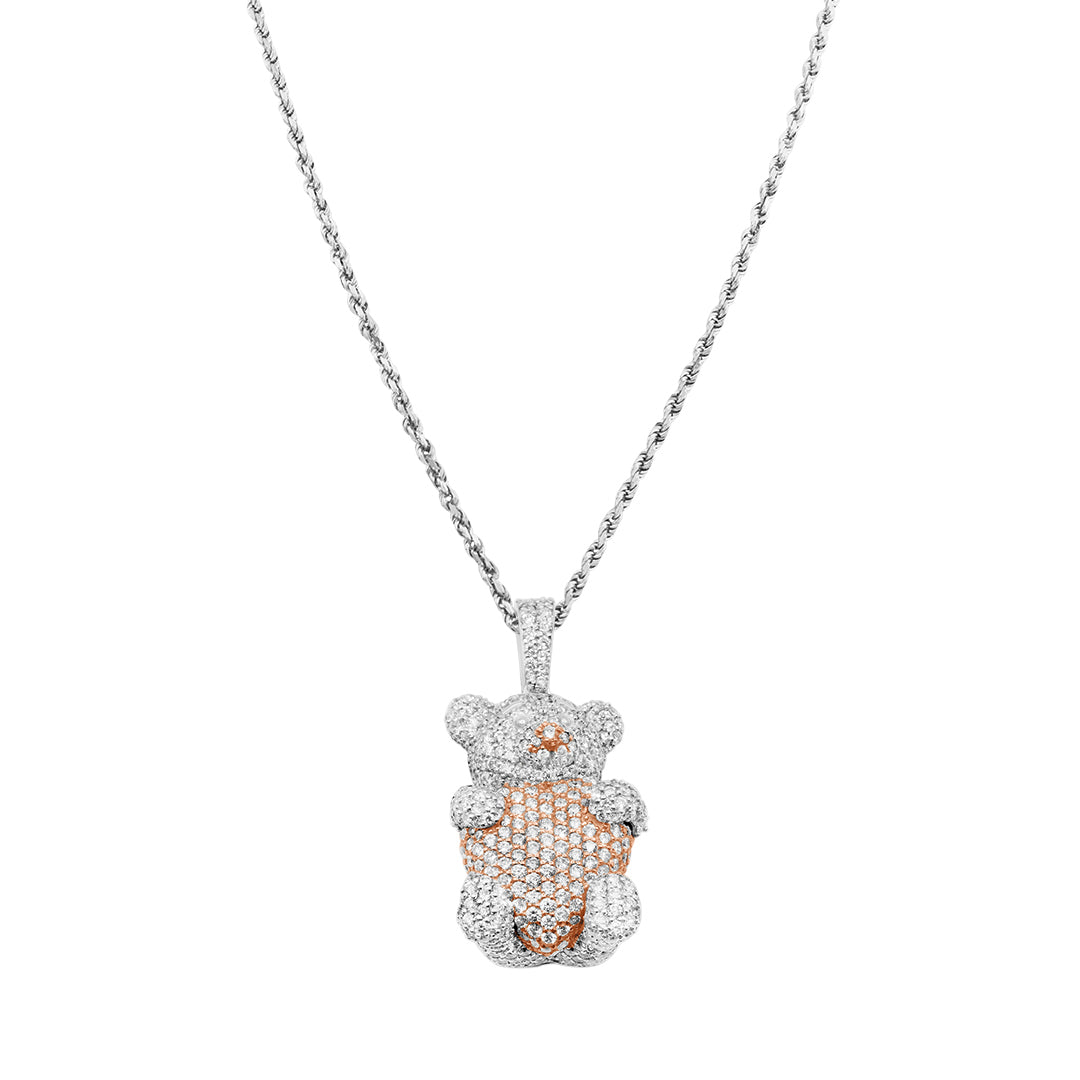 "Teddy Holding Heart" Pendant