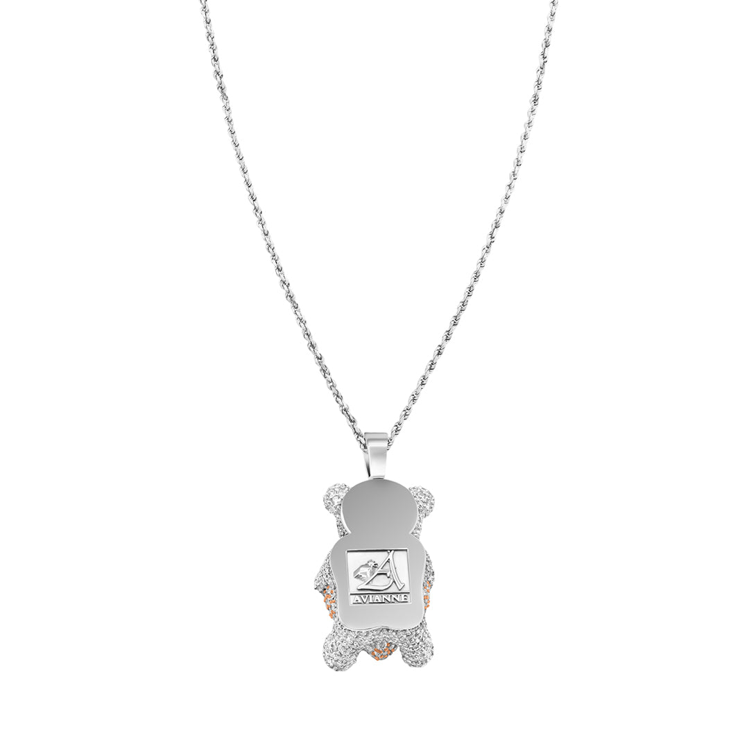 "Teddy Holding Heart" Pendant