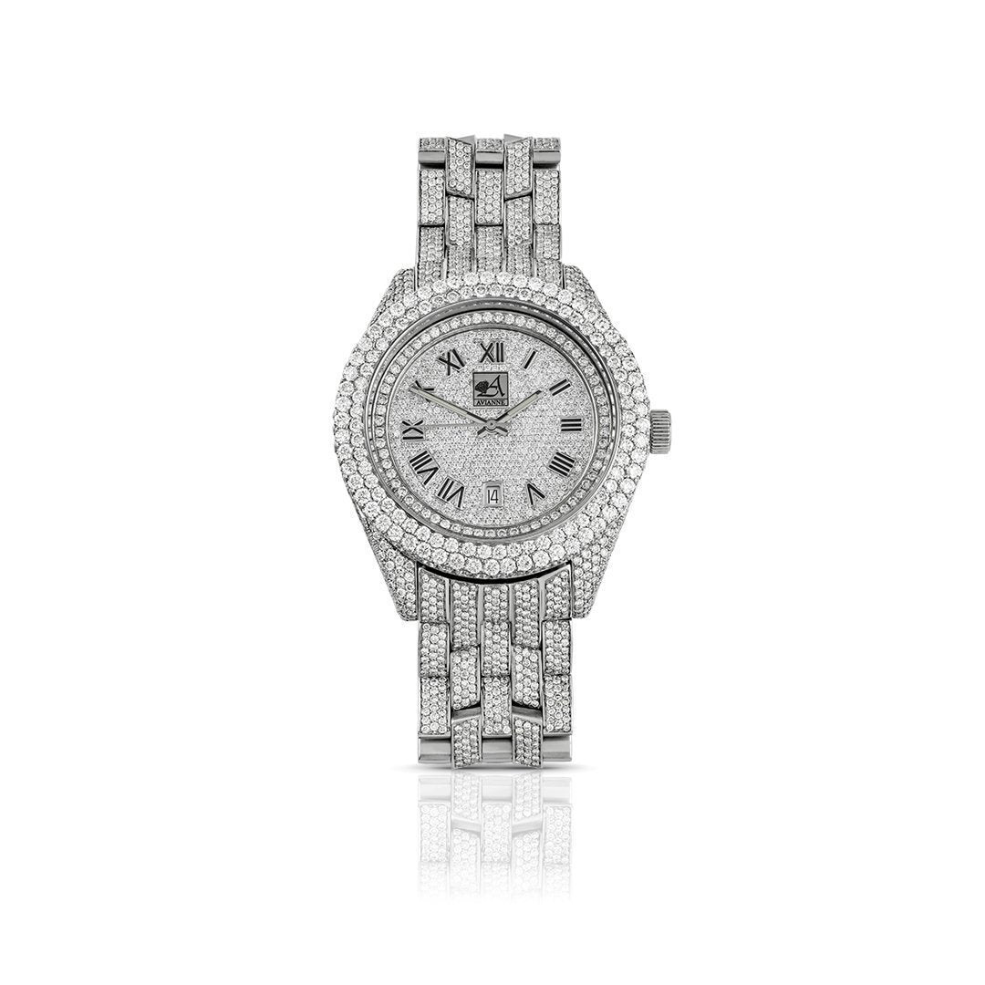Avianne and Co. Mens Essence Collection Diamond Watch 21.50 Ctw