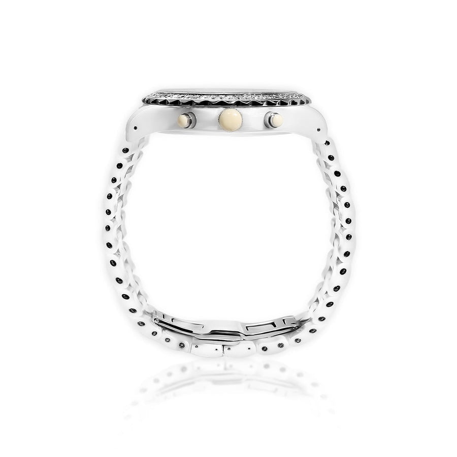 White Ceramic Avianne & Co Ceramic White Diamond Watch