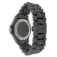 Thumbnail for Avianne&Co Mens Ceramic Stainless Steel Black Chrono Black Diamond Watch 1.32 Ctw