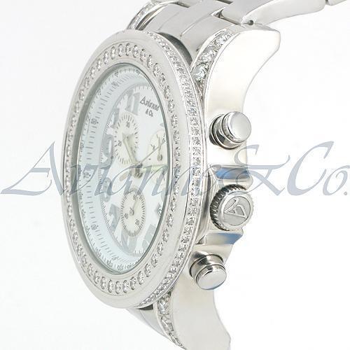 Avianne & Co. Mens King Collection Diamond Watch 6.00 Ctw