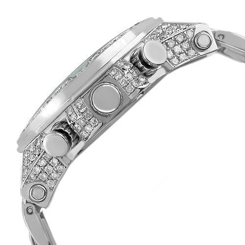 Avianne&Co Octavian Collection Mens Custom Diamond Watch 25.00 Ctw