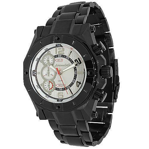 Avianne&Co Octavian Collection Mens PVD Plated Steel Watch
