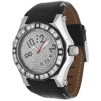 Thumbnail for Avianne&Co Octavian Collection Mens Steel Diamond Watch 7.00 Ctw