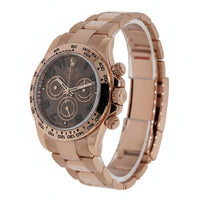 Thumbnail for Rolex Daytona Rose Gold Chocolate Arabic Dial Watch 116505