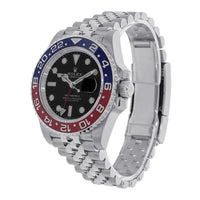 Thumbnail for Rolex GMT-Master II Jubilee Pepsi Bezel Stainless steel Black Dial 126710BLRO