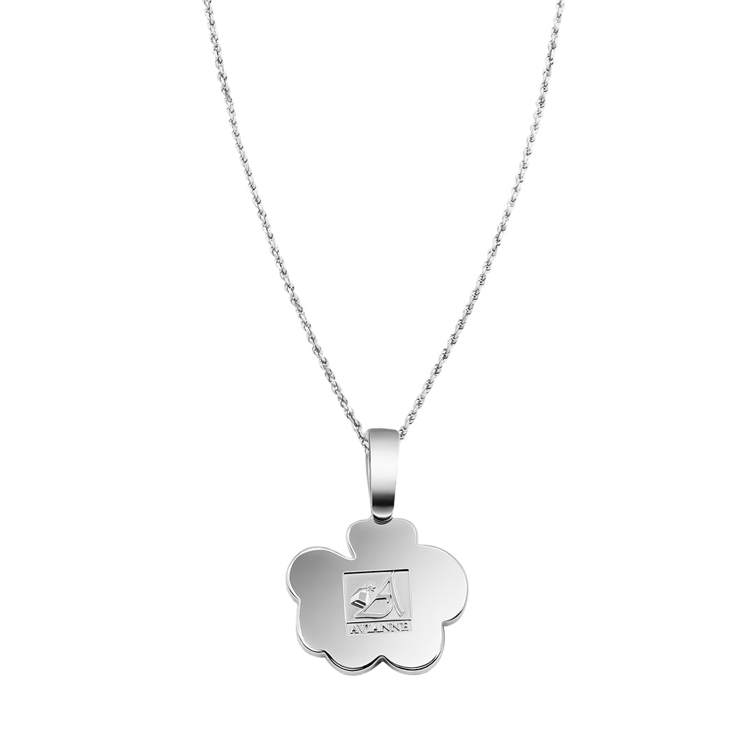 White gold on sale allah necklace