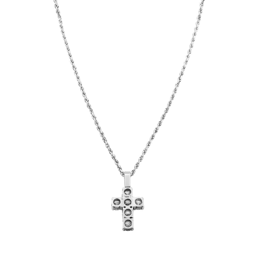 White Gold and Diamond Cross