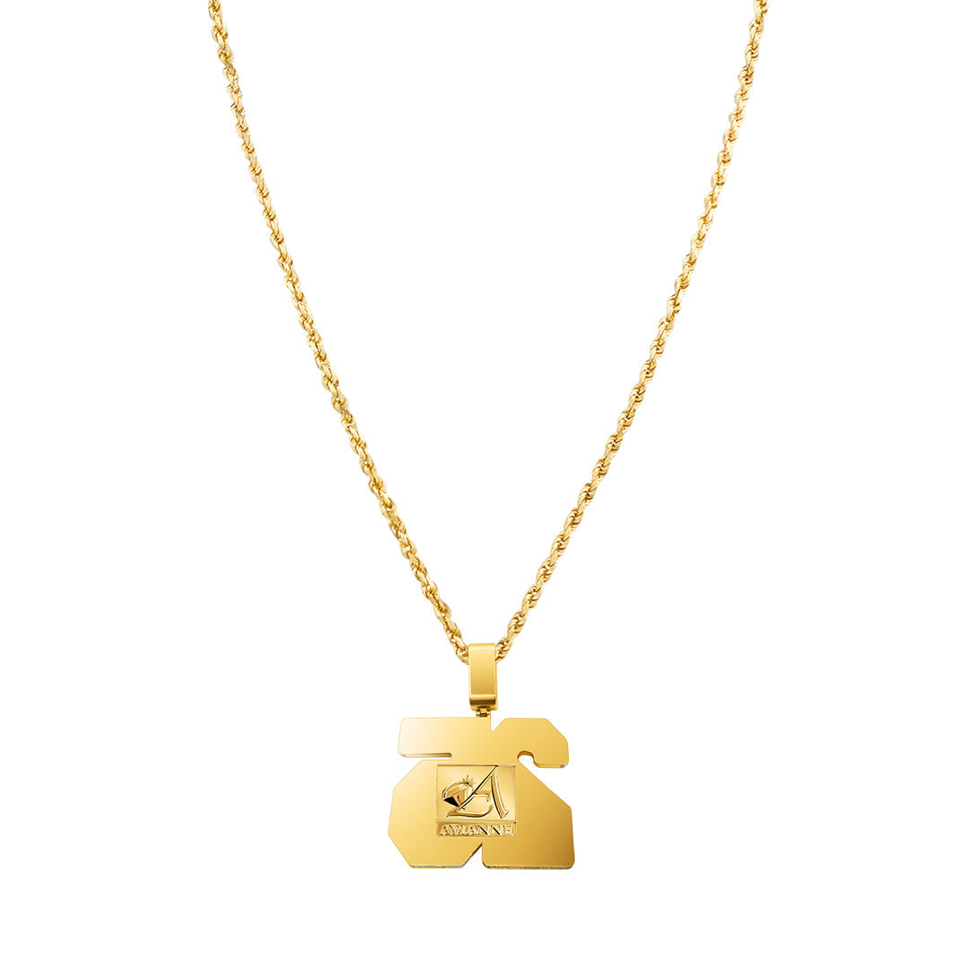 Yellow Gold & Diamond # "25"