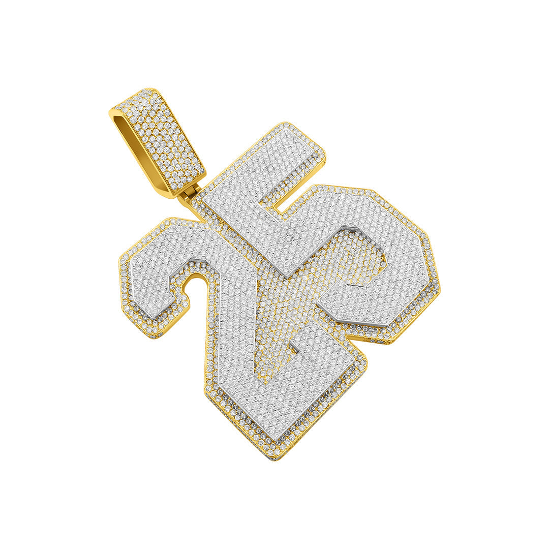 Yellow Gold & Diamond # "25"