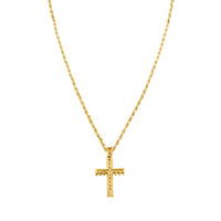 Thumbnail for Yellow Gold & Diamond Cross Pendant