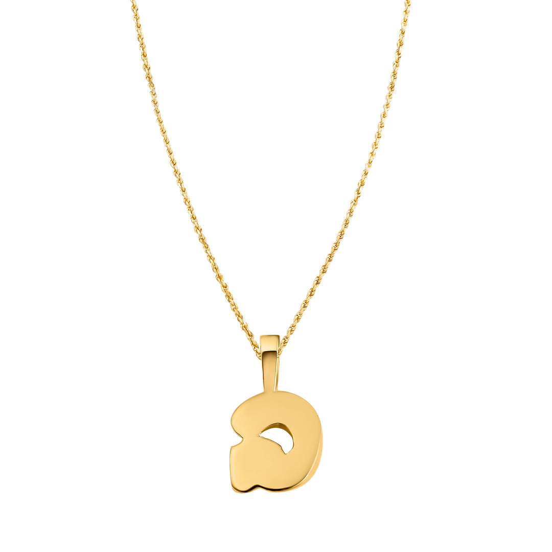 Yellow Gold & Diamond Letter "G" Pendant