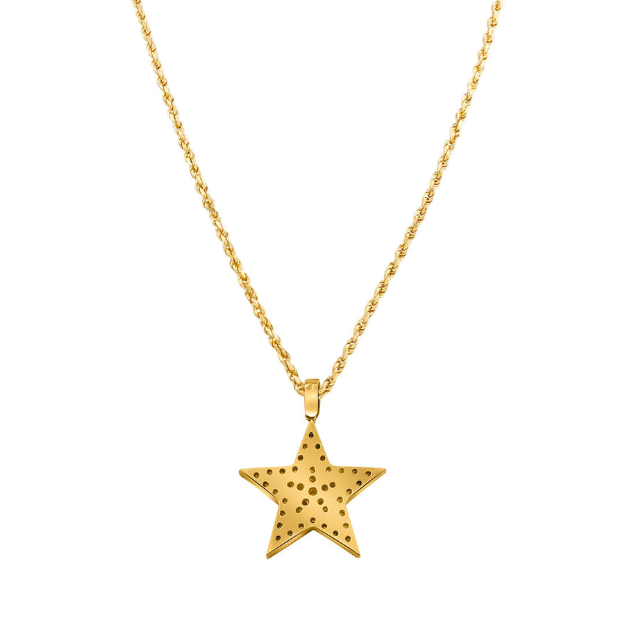 Yellow Gold Star Pendant