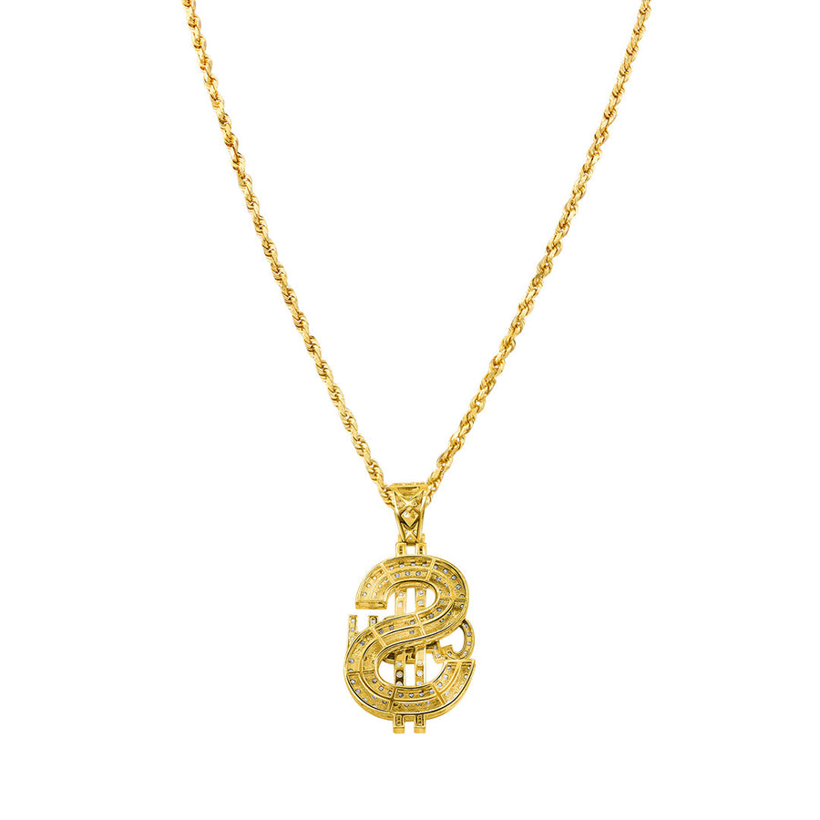 " YG" Money Sign Pendant