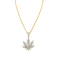 Thumbnail for YG Weed Leaf Pendant