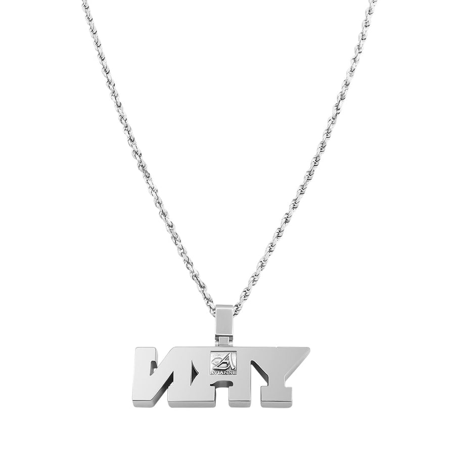 "YRN" 3 Letter Diamond Name Plate